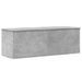 Boîte de rangement gris béton 102x35x35 cm bois d'ingénierie - Photo n°2