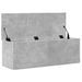 Boîte de rangement gris béton 102x35x35 cm bois d'ingénierie - Photo n°7