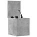 Boîte de rangement gris béton 30x35x35 cm bois d'ingénierie - Photo n°7