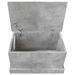 Boîte de rangement gris béton 50x30x28 cm bois d'ingénierie - Photo n°8