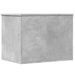 Boîte de rangement gris béton 60x42x46 cm bois d'ingénierie - Photo n°2