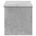 Boîte de rangement gris béton 90x35x35 cm bois d'ingénierie - Photo n°5