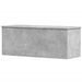 Boîte de rangement gris béton 90x35x35 cm bois d'ingénierie - Photo n°6