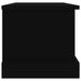 Boîte de rangement noir 50x30x28 cm bois d'ingénierie - Photo n°7
