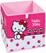 Boîte de rangement pliable tissu rose Hello Kitty Florecita - Photo n°1