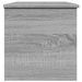 Boîte de rangement sonoma gris 102x35x35 cm bois d'ingénierie - Photo n°5