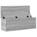 Boîte de rangement sonoma gris 102x35x35 cm bois d'ingénierie - Photo n°7