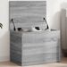 Boîte de rangement sonoma gris 60x42x46 cm bois d'ingénierie - Photo n°1