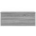 Boîte de rangement sonoma gris 90x35x35 cm bois d'ingénierie - Photo n°4