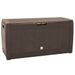 Boîte de stockage de jardin Marron 119x48x60 cm Polypropylène - Photo n°1