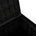 Boîte de stockage de jardin noir 55,5x43x53 cm polypropylène - Photo n°8