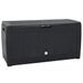 Boîte de stockage jardin Anthracite 119x48x60 cm Polypropylène - Photo n°1