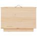 Boîtes de rangement avec couvercles 3 pcs Bois massif de pin - Photo n°7