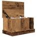 Boîtes de rangement vieux bois 30x50x28 cm bois d'ingénierie - Photo n°4