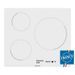 BRANDT BPI6315W - Table de cuisson-Induction-3 zones-7200W-L58xP51cm-Revetement verre-Blanc - Photo n°1