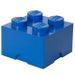 Brique de rangement 4 plots Bleu Lego - Photo n°1