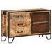 Buffet 100x31x60 cm Bois de manguier massif brut - Photo n°1