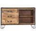 Buffet 100x31x60 cm Bois de manguier massif brut - Photo n°4