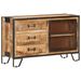 Buffet 100x31x60 cm Bois de manguier massif brut - Photo n°9