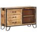 Buffet 100x31x60 cm Bois de manguier massif brut - Photo n°10