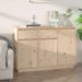 Buffet 110x34x75 cm bois massif de pin - Photo n°1