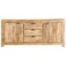 Buffet 175x40x75 cm Bois de manguier brut - Photo n°3