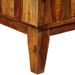 Buffet 2 portes 2 tiroirs bois massif Sesham finitione Balima - Photo n°5