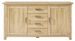 Buffet 2 portes 4 tiroirs chêne rustique mélaminé Mobal - Photo n°1