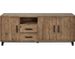 Buffet 3 portes 2 tiroirs bois massif recyclé Tapio 120 cm - Photo n°1