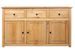 Buffet 3 portes 3 tiroirs en bois de pin massif Autika 135 cm – Élégance rustique et praticité - Photo n°1