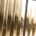 Buffet 3 portes bois noir et métal doré Mahé 150 cm - Photo n°6