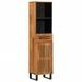 Buffet 38x34x160 cm bois d'acacia massif - Photo n°1