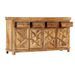 Buffet 4 portes 4 tiroirs bois de manguier 160 cm – Modèle Bolivia - Photo n°2