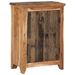 Buffet 55x33x75 cm bois massif d'acacia et bois de récupération - Photo n°1