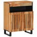 Buffet 60x34x75 cm bois d'acacia massif - Photo n°1