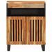 Buffet 60x34x75 cm bois d'acacia massif - Photo n°3