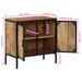 Buffet 70x35x70 cm bois de manguier brut massif - Photo n°11