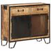 Buffet 80x31x71 cm Bois de manguier massif brut - Photo n°1