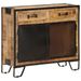 Buffet 80x31x71 cm Bois de manguier massif brut - Photo n°8