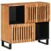 Buffet 80x34x75 cm bois d'acacia massif - Photo n°1