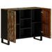 Buffet 90x34x75 cm bois d'acacia massif - Photo n°5