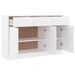 Buffet ALTA blanc 112x35x73 cm bois massif de pin - Photo n°3