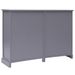 Buffet avec 10 tiroirs Gris 113 x 30 x 79 cm Bois - Photo n°5