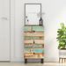 Buffet avec 3 tiroirs 40x33,5x75 cm bois massif de récupération - Photo n°1