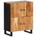 Buffet avec 4 portes 60x33x75 cm bois massif d'acacia - Photo n°4