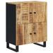Buffet avec 4 portes 60x33x75 cm bois massif de manguier - Photo n°1