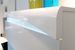 Buffet avec éclairage à Led 2 tiroirs 2 portes bois laqué blanc Minio 200 cm - Photo n°10