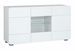 Buffet avec LED 3 portes bois laqué blanc Sanoa 150 - Photo n°3