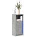 Buffet avec LED gris béton 42,5x34x100 cm bois d'ingénierie - Photo n°1