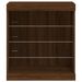 Buffet avec lumières LED chêne marron 60,5x37x67 cm - Photo n°6